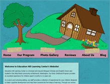 Tablet Screenshot of educationhilllearningcenter.com